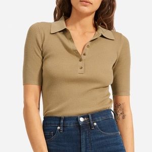 Everlane Merino Wool Ribbed Polo NWT